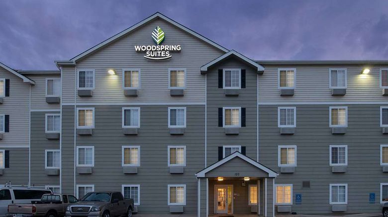 <b>WoodSpring Suites Huntsville/Madison Exterior</b>. Images powered by <a href="https://iceportal.shijigroup.com/" title="IcePortal" target="_blank">IcePortal</a>.