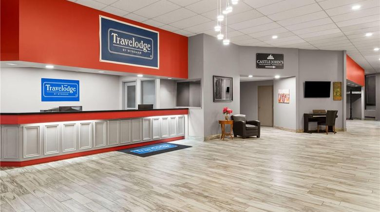 <b>Travelodge by Wyndham Lindsay Lobby</b>. Images powered by <a href="https://iceportal.shijigroup.com/" title="IcePortal" target="_blank">IcePortal</a>.