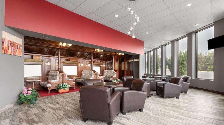 <b>Travelodge by Wyndham Lindsay Lobby</b>. Images powered by <a href="https://iceportal.shijigroup.com/" title="IcePortal" target="_blank">IcePortal</a>.
