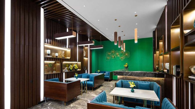 <b>Ramada Encore by Wyndham Chenzhou North Lobby</b>. Images powered by <a href="https://iceportal.shijigroup.com/" title="IcePortal" target="_blank">IcePortal</a>.