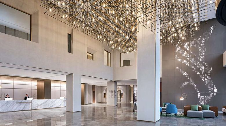 <b>Tulip Inn Huaxi Hotel Guiyang Lobby</b>. Images powered by <a href="https://iceportal.shijigroup.com/" title="IcePortal" target="_blank">IcePortal</a>.