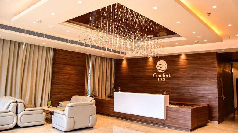 <b>Comfort Inn Lakhimpur Lobby</b>. Images powered by <a href="https://iceportal.shijigroup.com/" title="IcePortal" target="_blank">IcePortal</a>.