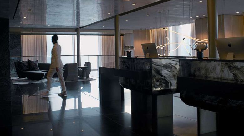 <b>Equinox Hotel Hudson Yards Lobby</b>. Images powered by <a href="https://iceportal.shijigroup.com/" title="IcePortal" target="_blank">IcePortal</a>.