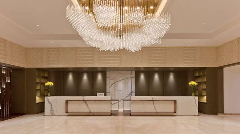 <b>DoubleTree by Hilton Jaipur Amer Lobby</b>. Images powered by <a href="https://iceportal.shijigroup.com/" title="IcePortal" target="_blank">IcePortal</a>.