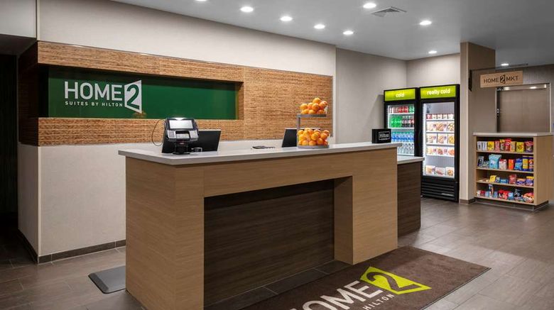 <b>Home2 Suites by Hilton Page Lake Powell Lobby</b>. Images powered by <a href="https://iceportal.shijigroup.com/" title="IcePortal" target="_blank">IcePortal</a>.