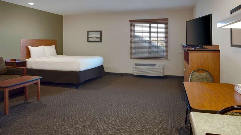<b>WoodSpring Suites Frederick Room</b>. Images powered by <a href="https://iceportal.shijigroup.com/" title="IcePortal" target="_blank">IcePortal</a>.