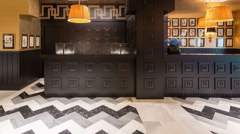 <b>Room Mate Alba Lobby</b>. Images powered by <a href="https://iceportal.shijigroup.com/" title="IcePortal" target="_blank">IcePortal</a>.