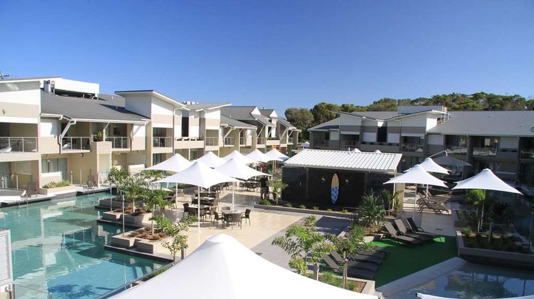 <b>1770 Lagoons Central Apartment Resort Exterior</b>. Images powered by <a href=https://www.travelagewest.com/Hotels/Agnes-Waters-Australia/