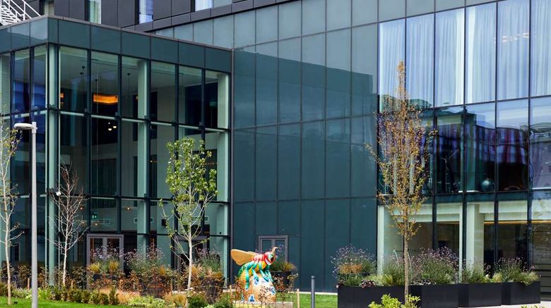 <b>Hyatt House Manchester Exterior</b>. Images powered by <a href="https://iceportal.shijigroup.com/" title="IcePortal" target="_blank">IcePortal</a>.
