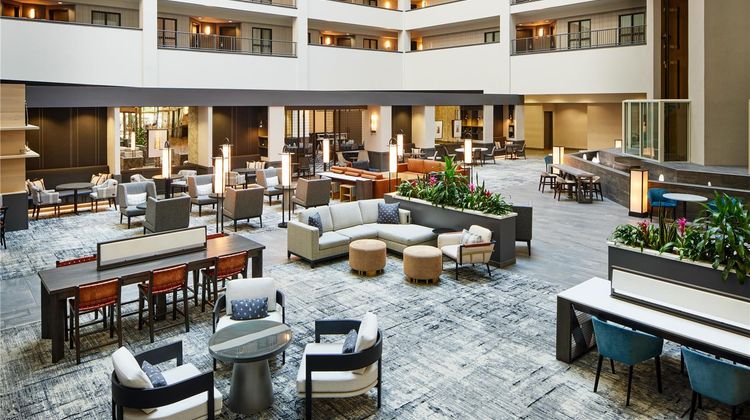 Hilton Charlotte Airport Lobby