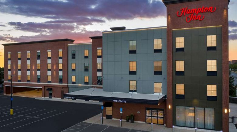 <b>Hampton Inn Boston Logan Airport Chelsea Exterior</b>. Images powered by <a href="https://iceportal.shijigroup.com/" title="IcePortal" target="_blank">IcePortal</a>.