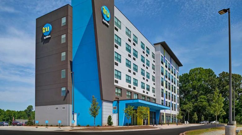 Tru by Hilton Mooresville Exterior. Images powered by <a href="https://iceportal.shijigroup.com" target="_blank" rel="noopener">Ice Portal</a>.