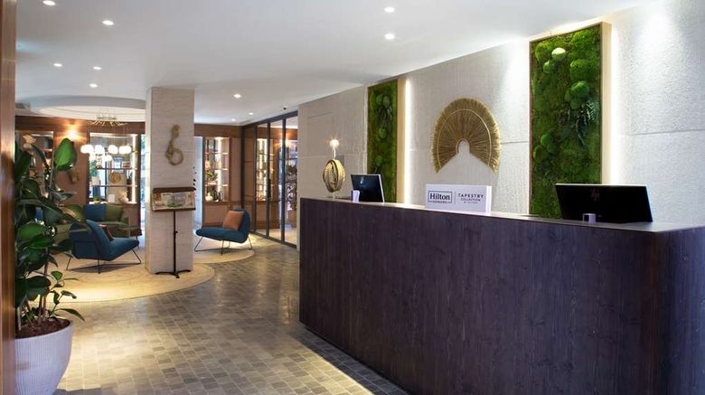 <b>Atocha Hotel, Tapestry Coll by Hilton Lobby</b>. Images powered by <a href="https://iceportal.shijigroup.com/" title="IcePortal" target="_blank">IcePortal</a>.