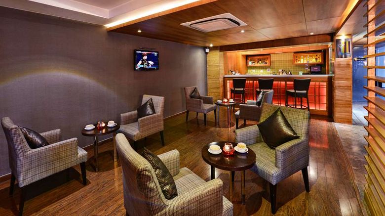 <b>Quality Inn Gurgaon Restaurant</b>. Images powered by <a href="https://iceportal.shijigroup.com/" title="IcePortal" target="_blank">IcePortal</a>.