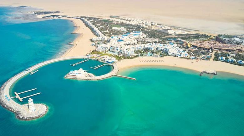 <b>Hilton Salwa Beach Resort & Villas Exterior</b>. Images powered by <a href="https://iceportal.shijigroup.com/" title="IcePortal" target="_blank">IcePortal</a>.