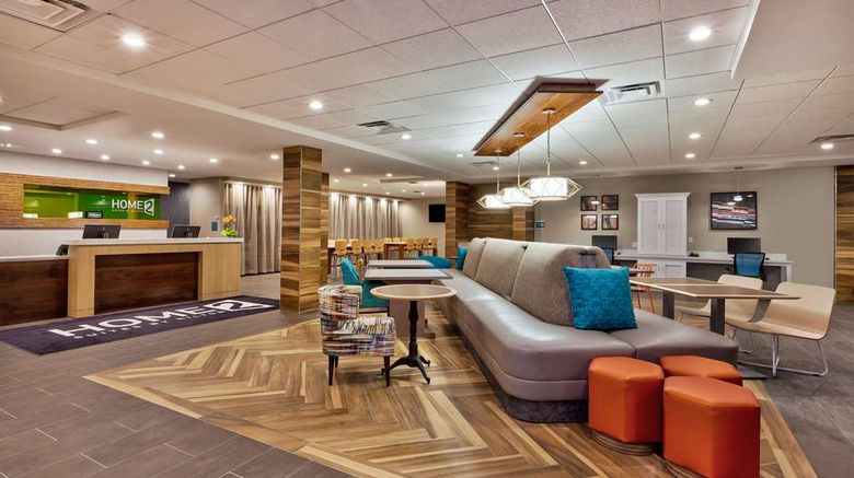 <b>Home2 Suites by Hilton Battle Creek Lobby</b>. Images powered by <a href="https://iceportal.shijigroup.com/" title="IcePortal" target="_blank">IcePortal</a>.