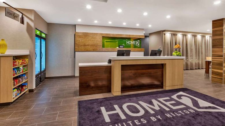 <b>Home2 Suites by Hilton Battle Creek Lobby</b>. Images powered by <a href="https://iceportal.shijigroup.com/" title="IcePortal" target="_blank">IcePortal</a>.