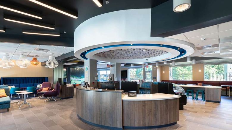 <b>Tru by Hilton Eugene Lobby</b>. Images powered by <a href="https://iceportal.shijigroup.com/" title="IcePortal" target="_blank">IcePortal</a>.