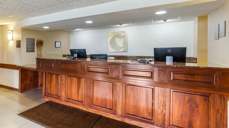 <b>Comfort Inn And Suites Milford Lobby</b>. Images powered by <a href="https://iceportal.shijigroup.com/" title="IcePortal" target="_blank">IcePortal</a>.