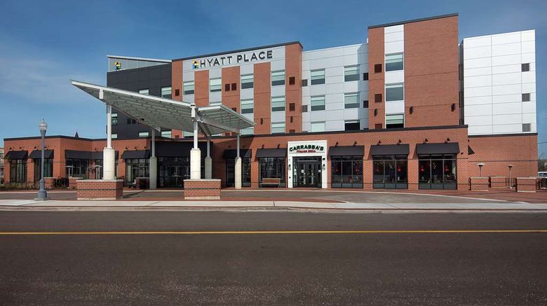 <b>Hyatt Place Moncton Exterior</b>. Images powered by <a href="https://iceportal.shijigroup.com/" title="IcePortal" target="_blank">IcePortal</a>.
