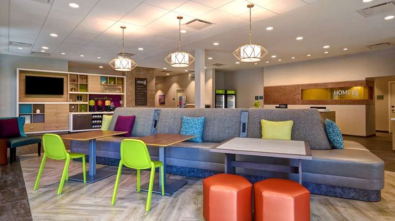 <b>Home2 Suites by Hilton Boston Lobby</b>. Images powered by <a href="https://iceportal.shijigroup.com/" title="IcePortal" target="_blank">IcePortal</a>.