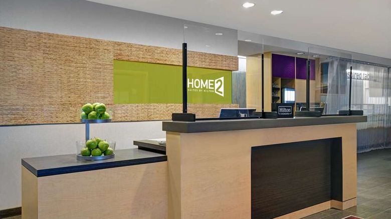 <b>Home2 Suites by Hilton Utica Lobby</b>. Images powered by <a href="https://iceportal.shijigroup.com/" title="IcePortal" target="_blank">IcePortal</a>.