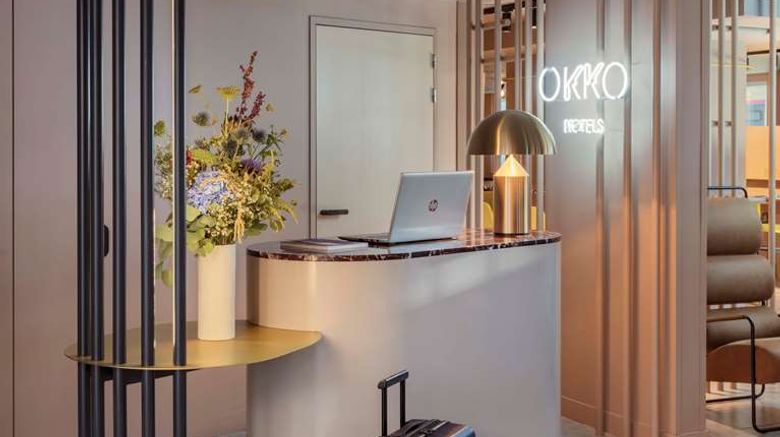 <b>OKKO Hotels Paris Gare de l'Est Lobby</b>. Images powered by <a href="https://iceportal.shijigroup.com/" title="IcePortal" target="_blank">IcePortal</a>.