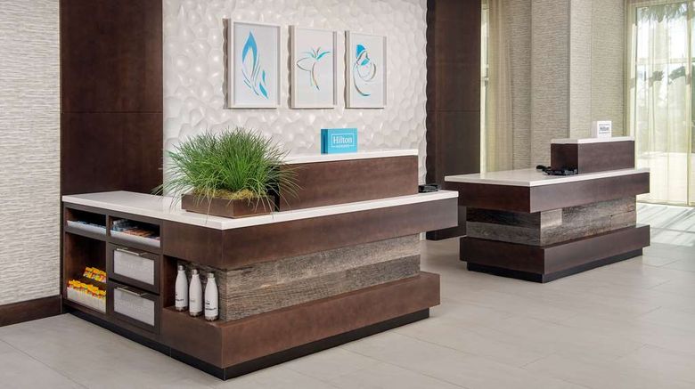 <b>Hilton Garden Inn Columbia Airport Lobby</b>. Images powered by <a href="https://iceportal.shijigroup.com/" title="IcePortal" target="_blank">IcePortal</a>.