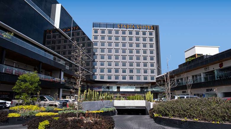 <b>Stadia Suites Queretaro Exterior</b>. Images powered by <a href="https://iceportal.shijigroup.com/" title="IcePortal" target="_blank">IcePortal</a>.