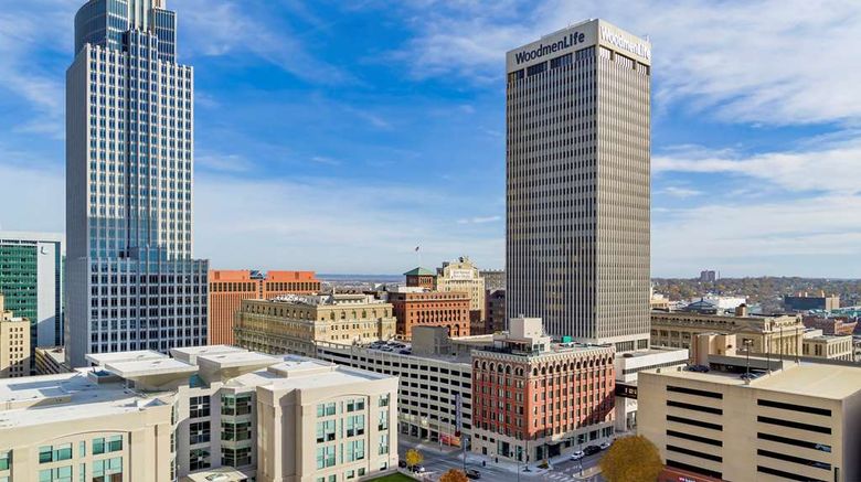 <b>The Peregrine Omaha Downtown Curio Coll Exterior</b>. Images powered by <a href="https://iceportal.shijigroup.com/" title="IcePortal" target="_blank">IcePortal</a>.