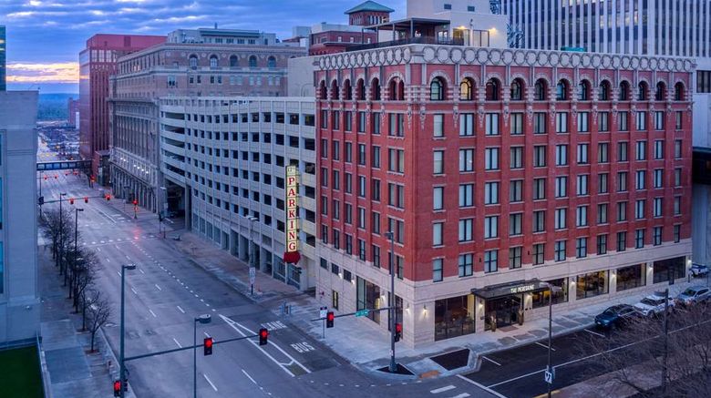 <b>The Peregrine Omaha Downtown Curio Coll Exterior</b>. Images powered by <a href="https://iceportal.shijigroup.com/" title="IcePortal" target="_blank">IcePortal</a>.
