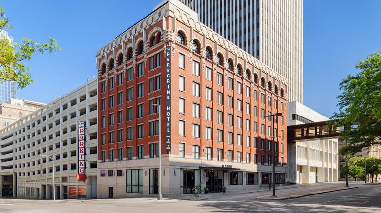 The Peregrine Omaha Downtown Curio Coll Exterior. Images powered by <a href="https://iceportal.shijigroup.com" target="_blank" rel="noopener">Ice Portal</a>.