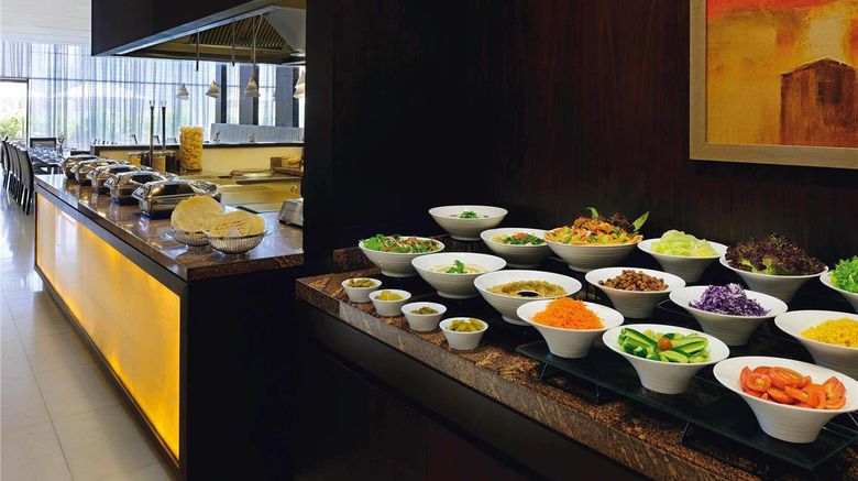 <b>Moevenpick Hotel Apartments Al Mamzar Restaurant</b>. Images powered by <a href="https://iceportal.shijigroup.com/" title="IcePortal" target="_blank">IcePortal</a>.