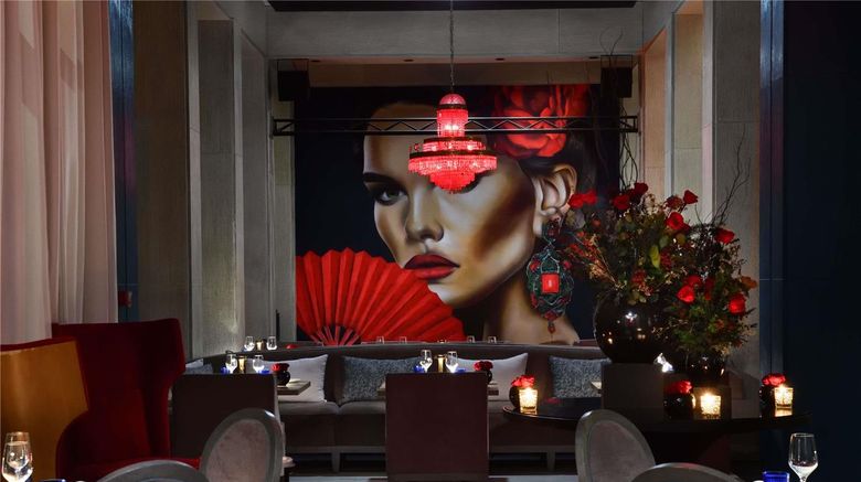 <b>Moevenpick Hotel Mansour Eddahbi Restaurant</b>. Images powered by <a href="https://iceportal.shijigroup.com/" title="IcePortal" target="_blank">IcePortal</a>.