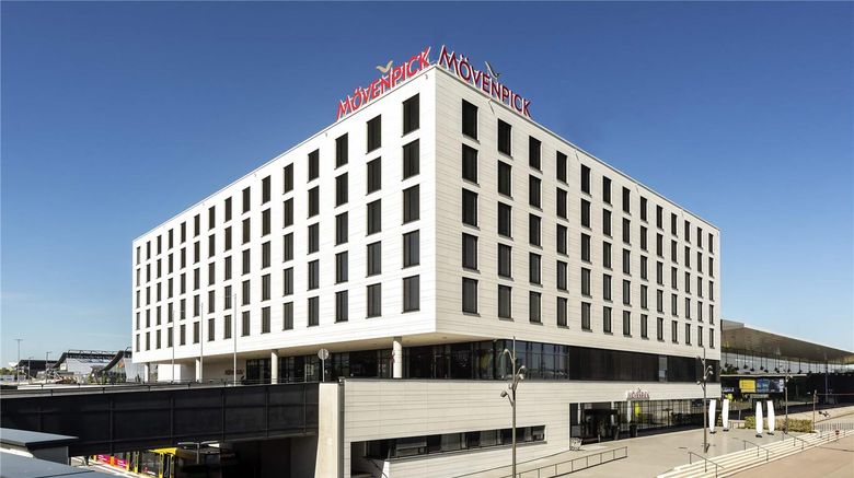 Moevenpick Stuttgart Messe Exterior. Images powered by <a href="https://iceportal.shijigroup.com" target="_blank" rel="noopener">Ice Portal</a>.