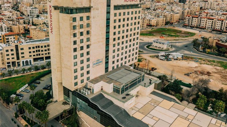 Moevenpick Hotel Amman Exterior. Images powered by <a href="https://iceportal.shijigroup.com" target="_blank" rel="noopener">Ice Portal</a>.