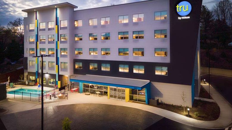 <b>Tru by Hilton Asheville East Exterior</b>. Images powered by <a href="https://iceportal.shijigroup.com/" title="IcePortal" target="_blank">IcePortal</a>.