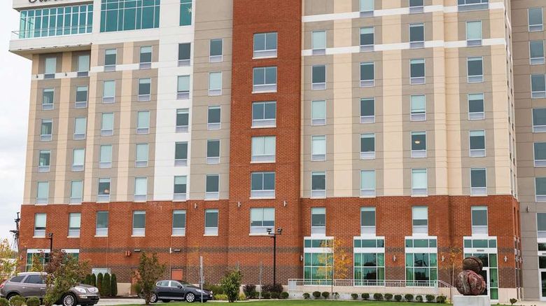 <b>Hampton Inn & Suites Erie Bayfront Exterior</b>. Images powered by <a href="https://iceportal.shijigroup.com/" title="IcePortal" target="_blank">IcePortal</a>.