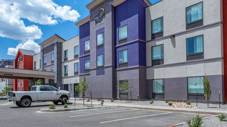 <b>Sleep Inn Exterior</b>. Images powered by <a href="https://iceportal.shijigroup.com/" title="IcePortal" target="_blank">IcePortal</a>.
