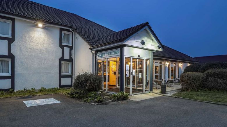 Sure Hotel by BW Calais Coquelles Tunnel Exterior. Images powered by <a href="https://iceportal.shijigroup.com" target="_blank" rel="noopener">Ice Portal</a>.