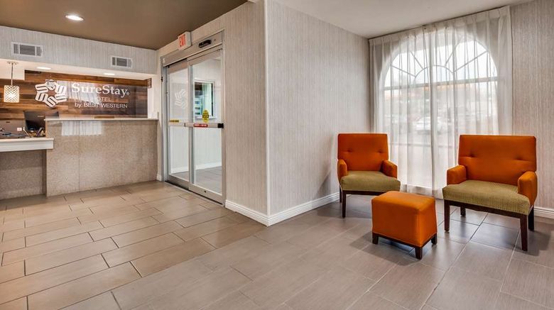 <b>SureStay Hotel by BW Alexandria Airport Lobby</b>. Images powered by <a href="https://iceportal.shijigroup.com/" title="IcePortal" target="_blank">IcePortal</a>.