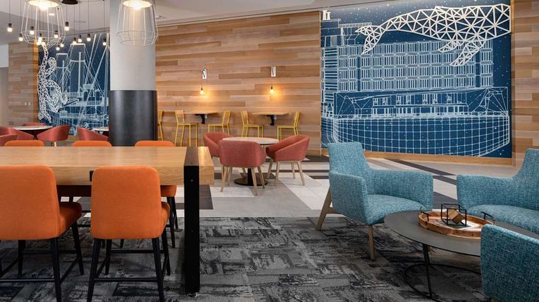 <b>Hyatt Place Boston Seaport District Lobby</b>. Images powered by <a href="https://iceportal.shijigroup.com/" title="IcePortal" target="_blank">IcePortal</a>.
