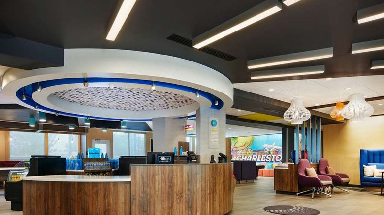 <b>Tru by Hilton Charleston Airport Lobby</b>. Images powered by <a href="https://iceportal.shijigroup.com/" title="IcePortal" target="_blank">IcePortal</a>.