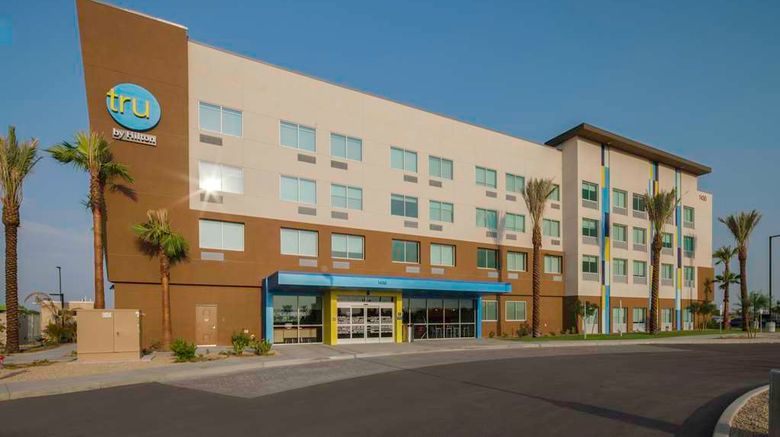 <b>Tru by Hilton Goodyear Phoenix West Exterior</b>. Images powered by <a href="https://iceportal.shijigroup.com/" title="IcePortal" target="_blank">IcePortal</a>.