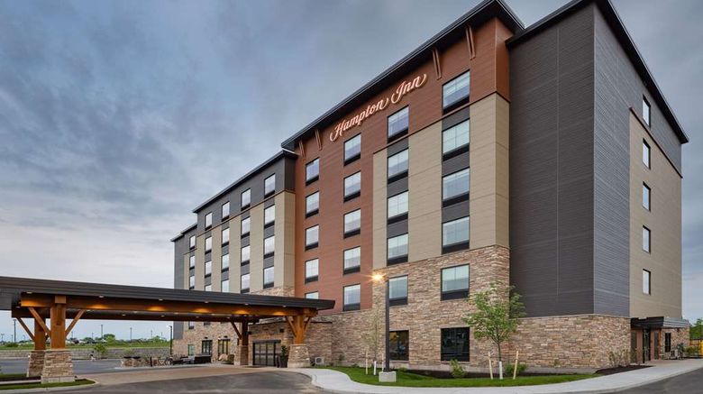 <b>Hampton Inn Verona at Turning Stone Exterior</b>. Images powered by <a href="https://iceportal.shijigroup.com/" title="IcePortal" target="_blank">IcePortal</a>.