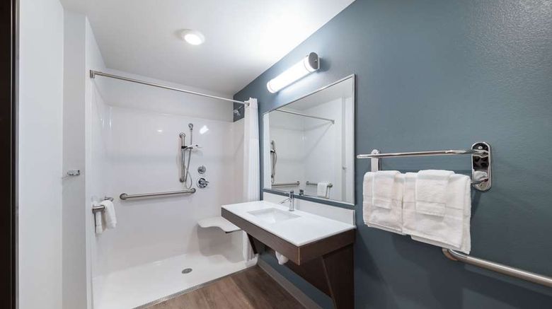 <b>WoodSpring Suites Dallas/Plano Room</b>. Images powered by <a href="https://iceportal.shijigroup.com/" title="IcePortal" target="_blank">IcePortal</a>.