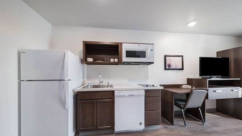 <b>WoodSpring Suites Dallas/Plano Room</b>. Images powered by <a href="https://iceportal.shijigroup.com/" title="IcePortal" target="_blank">IcePortal</a>.