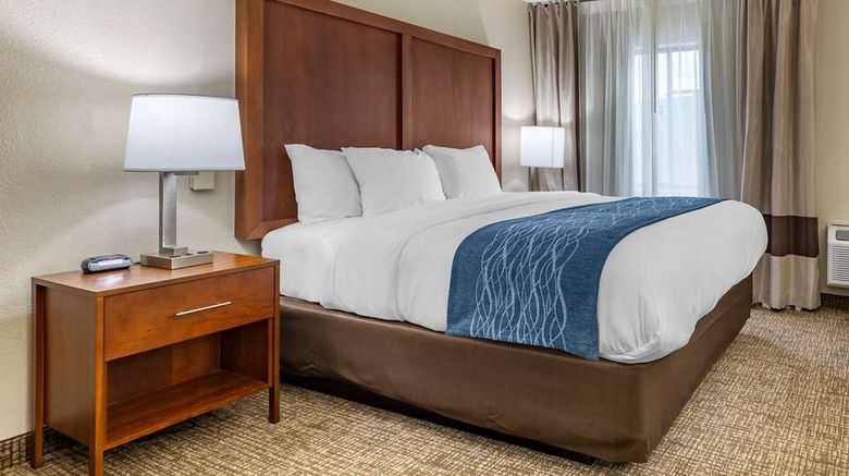 <b>Comfort Inn & Suites Room</b>. Images powered by <a href="https://iceportal.shijigroup.com/" title="IcePortal" target="_blank">IcePortal</a>.