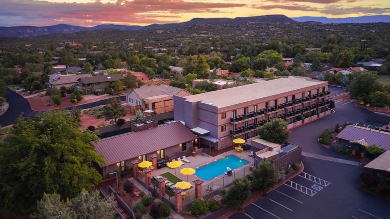 Aiden by Best Western Sedona Exterior. Images powered by <a href="https://iceportal.shijigroup.com" target="_blank" rel="noopener">Ice Portal</a>.