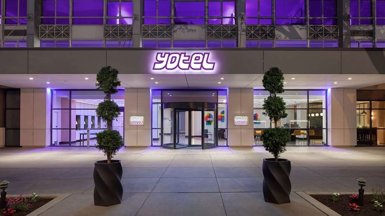 <b>YOTEL Washington DC Exterior</b>. Images powered by <a href="https://iceportal.shijigroup.com/" title="IcePortal" target="_blank">IcePortal</a>.